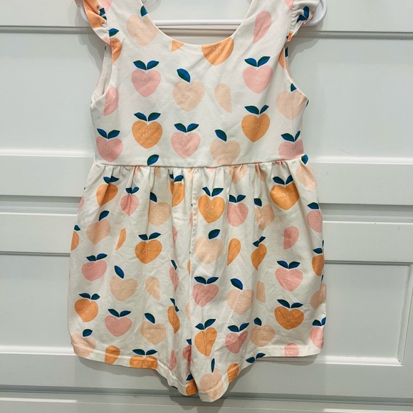 Ollie Jay Other - Peach Print Sleeveless Romper